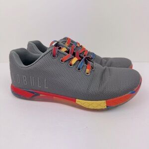 NOBULL Lightning Heather gray trainers. Men’s size 8/ women’s size 9.5.